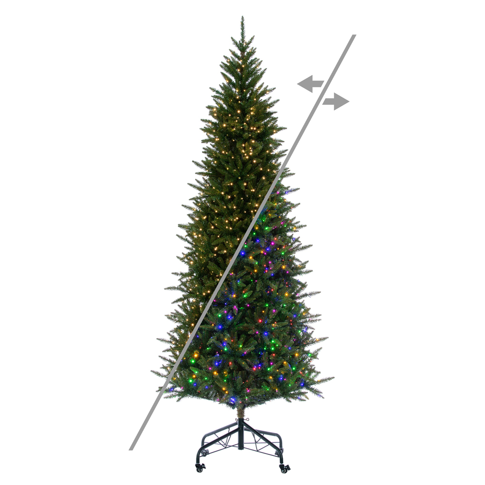 G251483LEDCC 9 ft. x 49 in. Noel 3 mm 1200CC Christmas Tree, Green