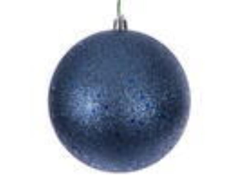 N591252DQ 4.75 in. Sequin Ball Drilled, Denim Blue - 4 Per Box