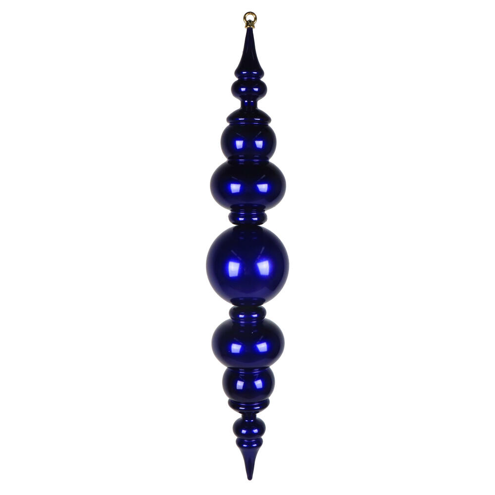MT258066 34 in. Purple Candy Ball Drop Finial Ornament