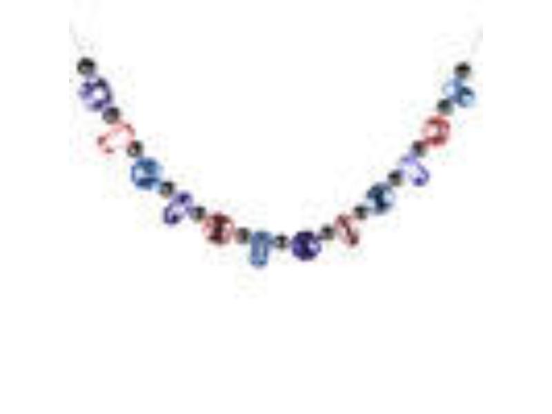 Picture of Vickerman MT233499 6 ft. Jewel Garland&#44; Pink&#44; Baby Blue & Lavender