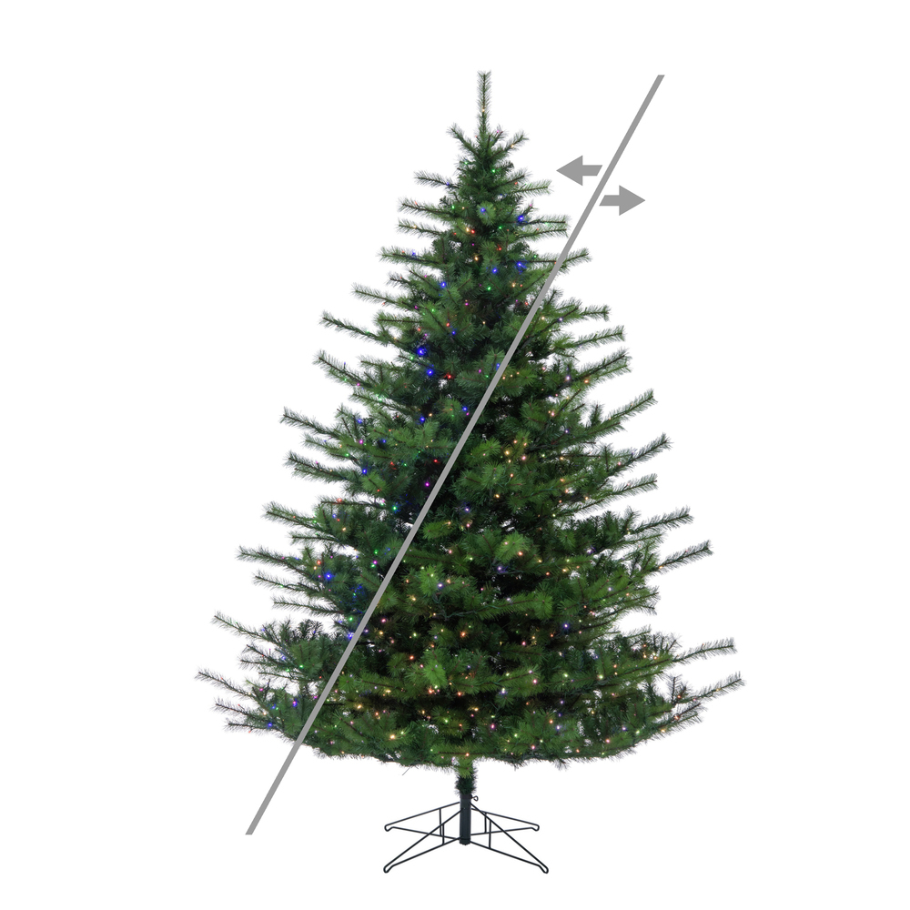 A250688LEDCC 10 ft. x 84 in. Lodge Pole Pine 3 mm 1500CC Christmas Tree
