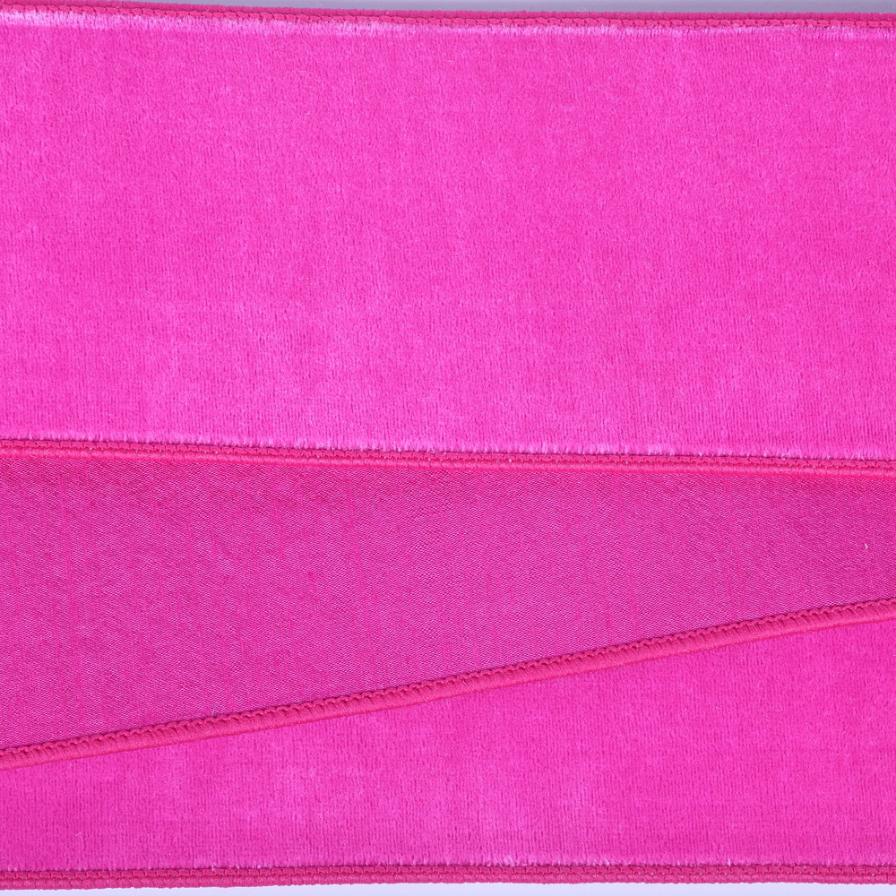 QK258759 2.5 in. x 10 Yard Hot Pink Velvet Dupion Ribbon
