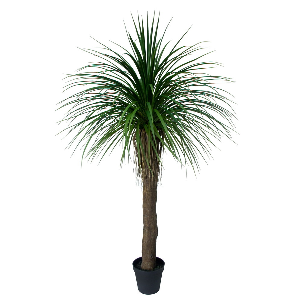 FE251750UV 62 in. Yucca Tree in Plastic Pot, Green