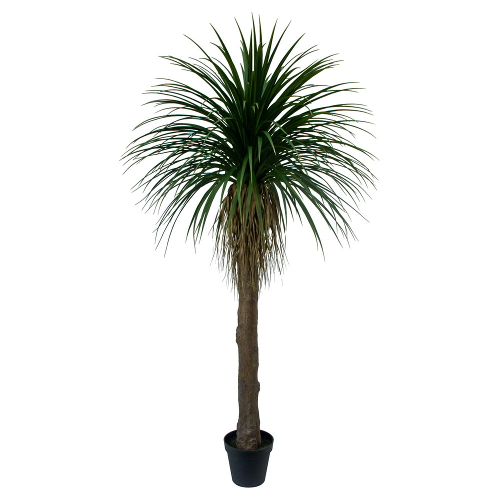 FE251765UV 78 in. Yucca Tree in Plastic Pot, Green