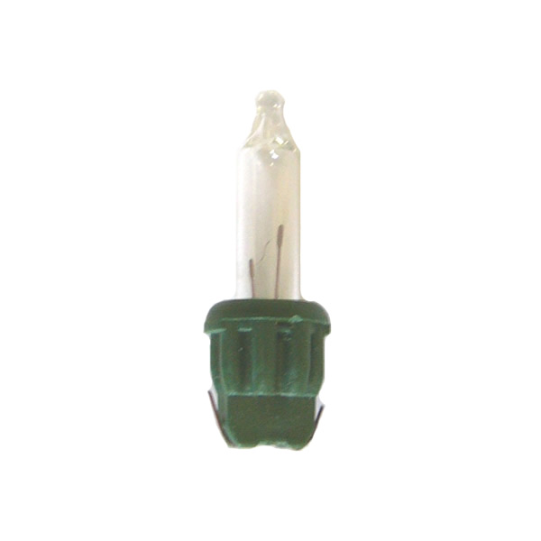 Picture of Vickerman A46002 3.5V Dura-Lit Replacement A-Tree Bulbs with Green Husk&#44; Clear - 25 per Bag