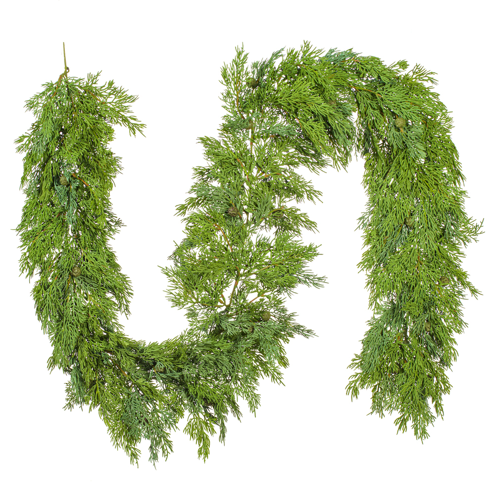 GD1364 80 in. Soft Touch Cedar Garland