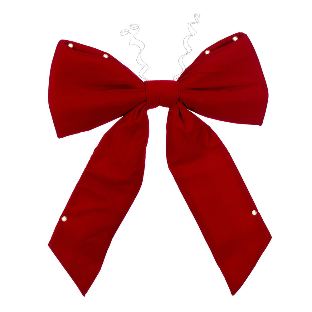 L232324UV 24 x 32 in. Red Velvet UV Bow
