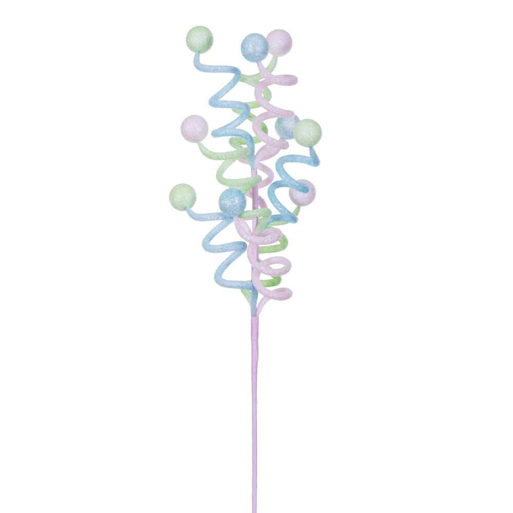 RG236382 24 in. Pastel Green Curly Spray - 3 Piece
