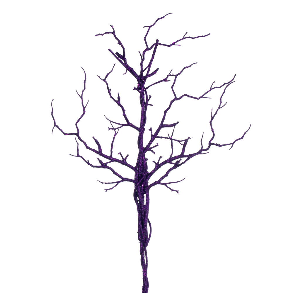 RIC230866 24 in. Artificial Purple Twig Branch - 3 Piece