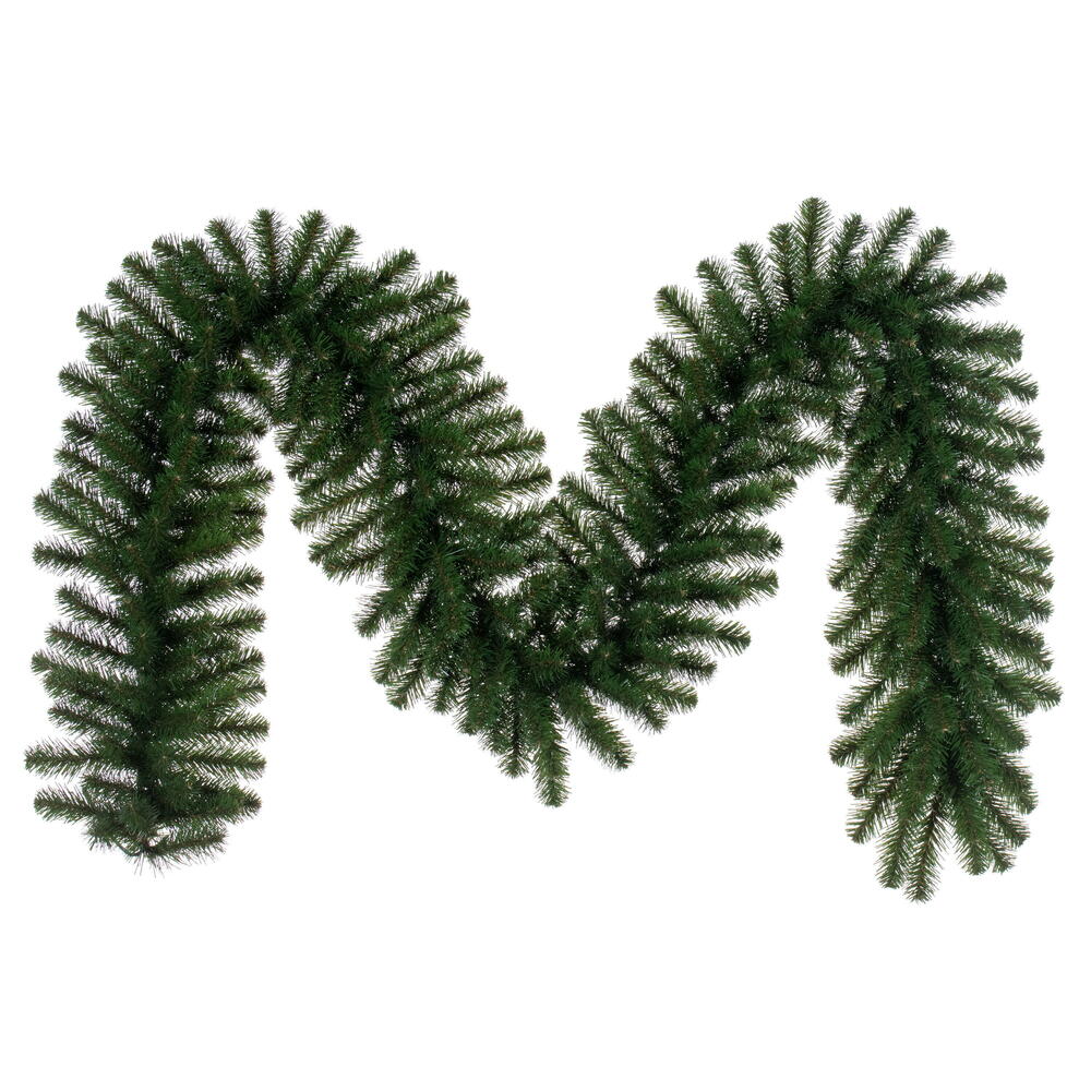 G237014 9 ft. x 14 in. Deluxe Sequoia Pine Garland 280 Tips - Green