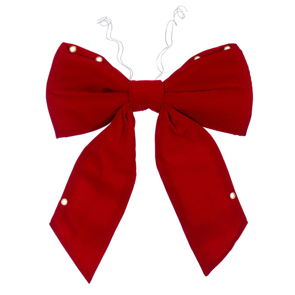 L232318UV 18 x 23 in. Red Velvet Bow UV