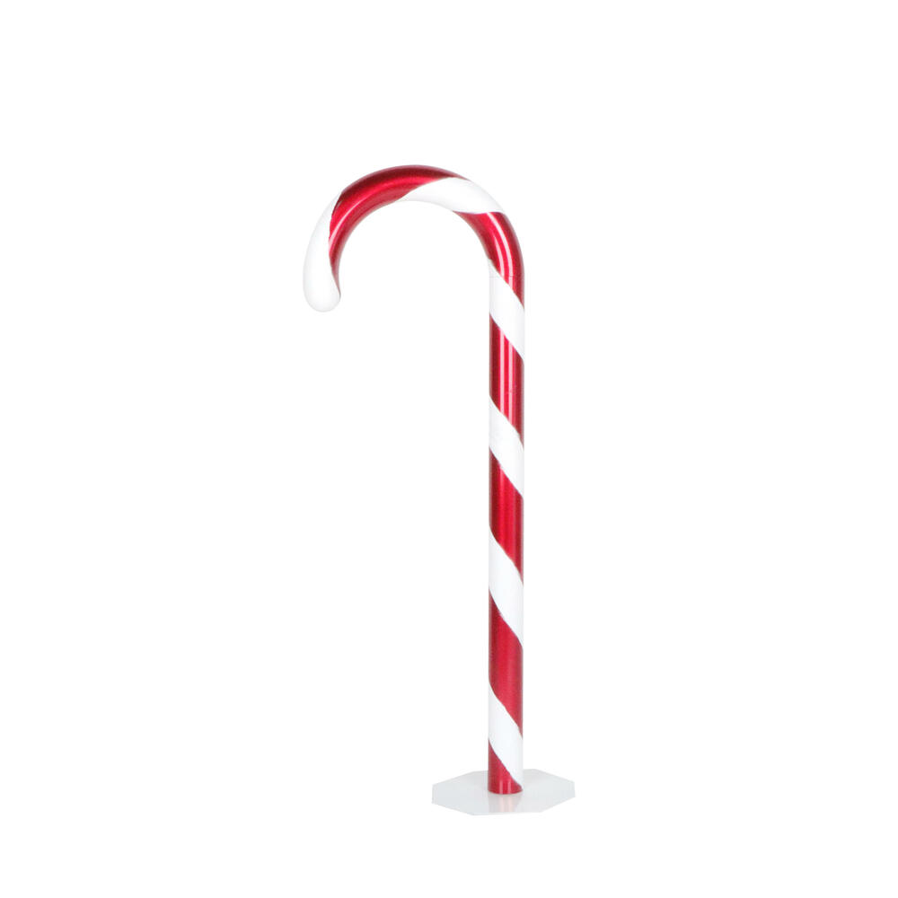 MT240136 36 in. Red-White Standing Candy Cane