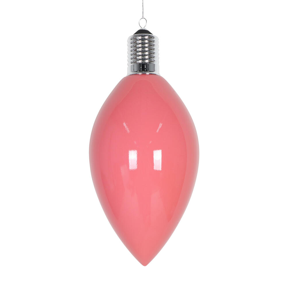 MT232279 15.5 in. Pink Enamel C9 Bulb Ornament