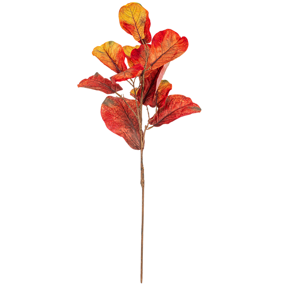 FT240542 45 in. Orange Fiddle Leaf Spray - 2 Piece