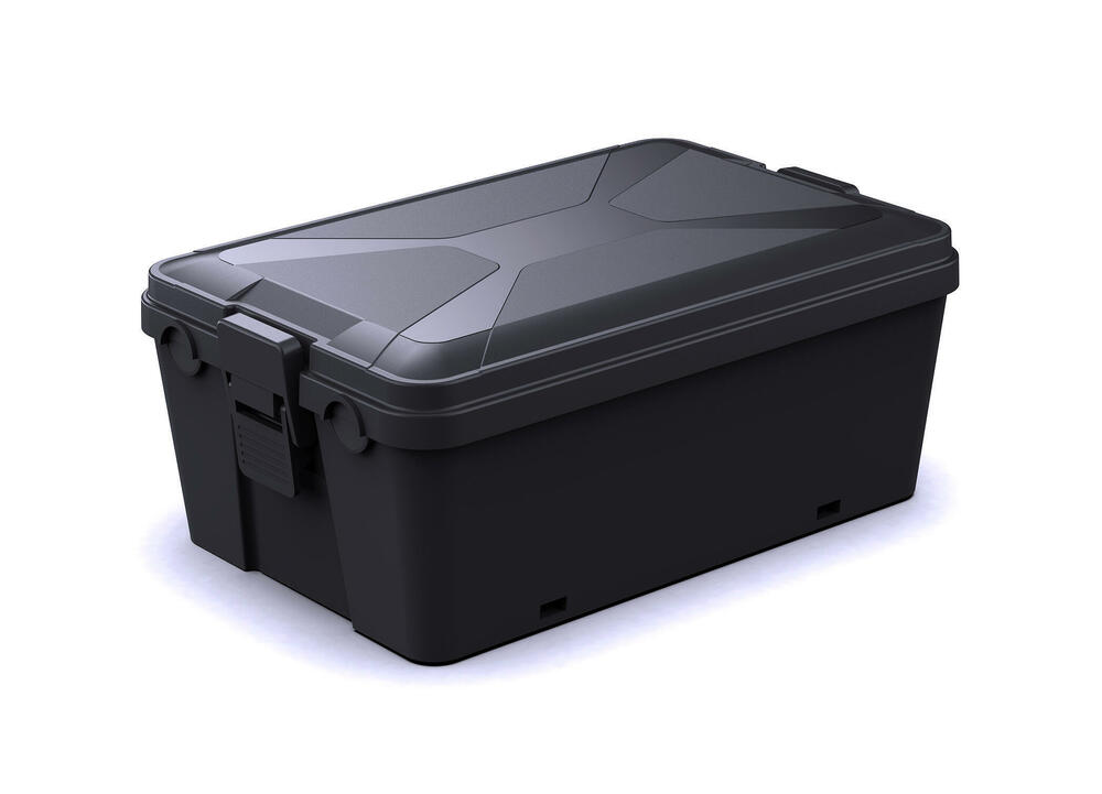 V24DRYBXM Medium Black Dry Socket Box, 12.6 x 8.35 x 5.2 in. - IP54