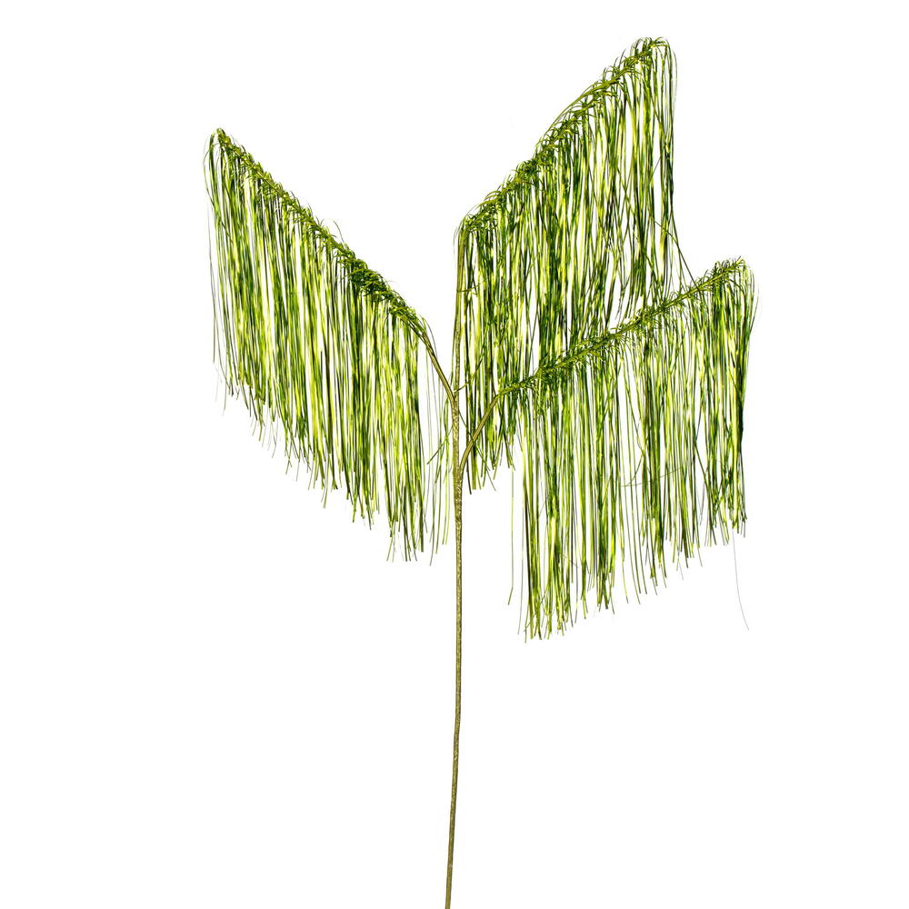 RX241373 36 in. Lime Tinsel Icicle 3-Tip Spray - Pack of 3