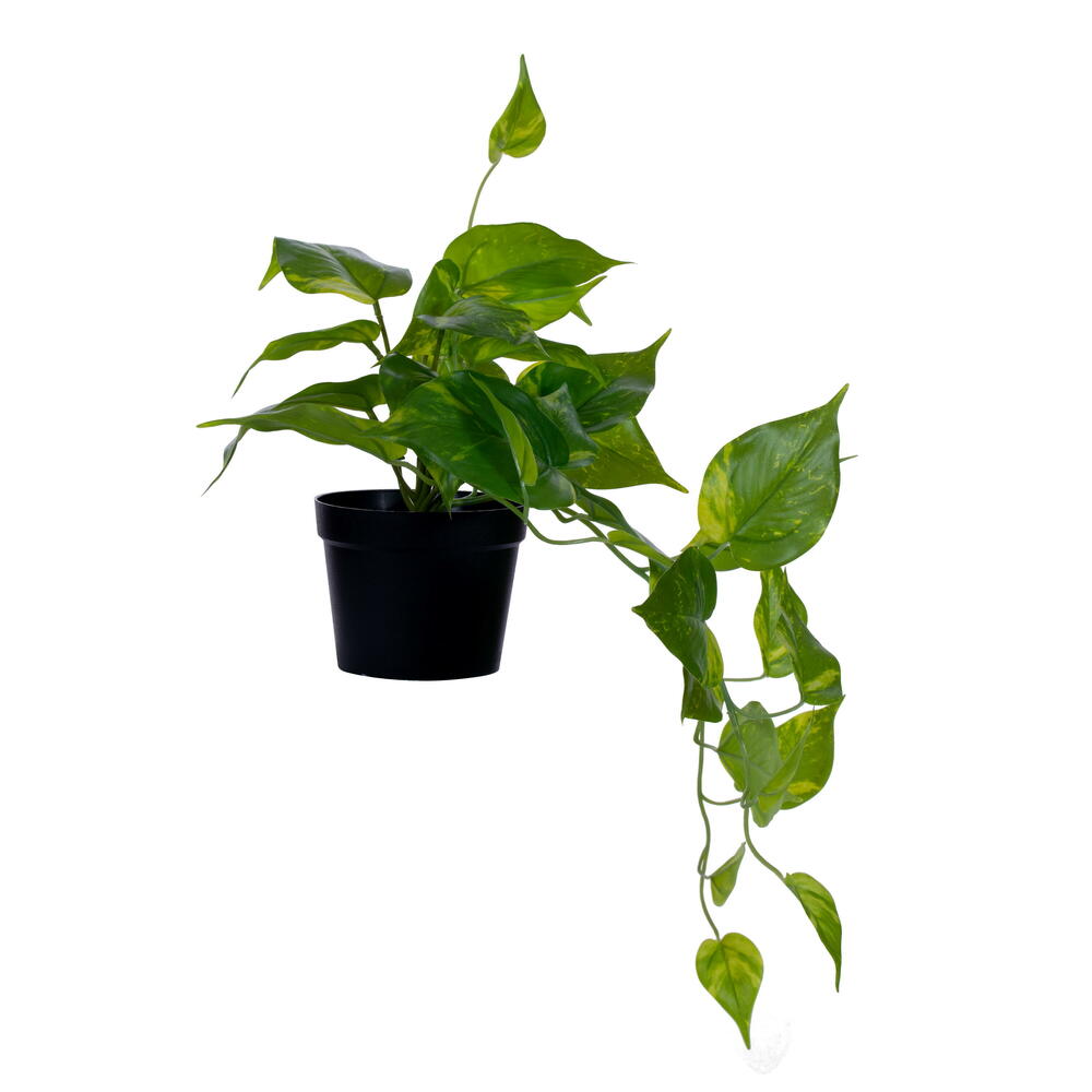 FR233820 20 in. Artificial Green Potted Pothos Plant