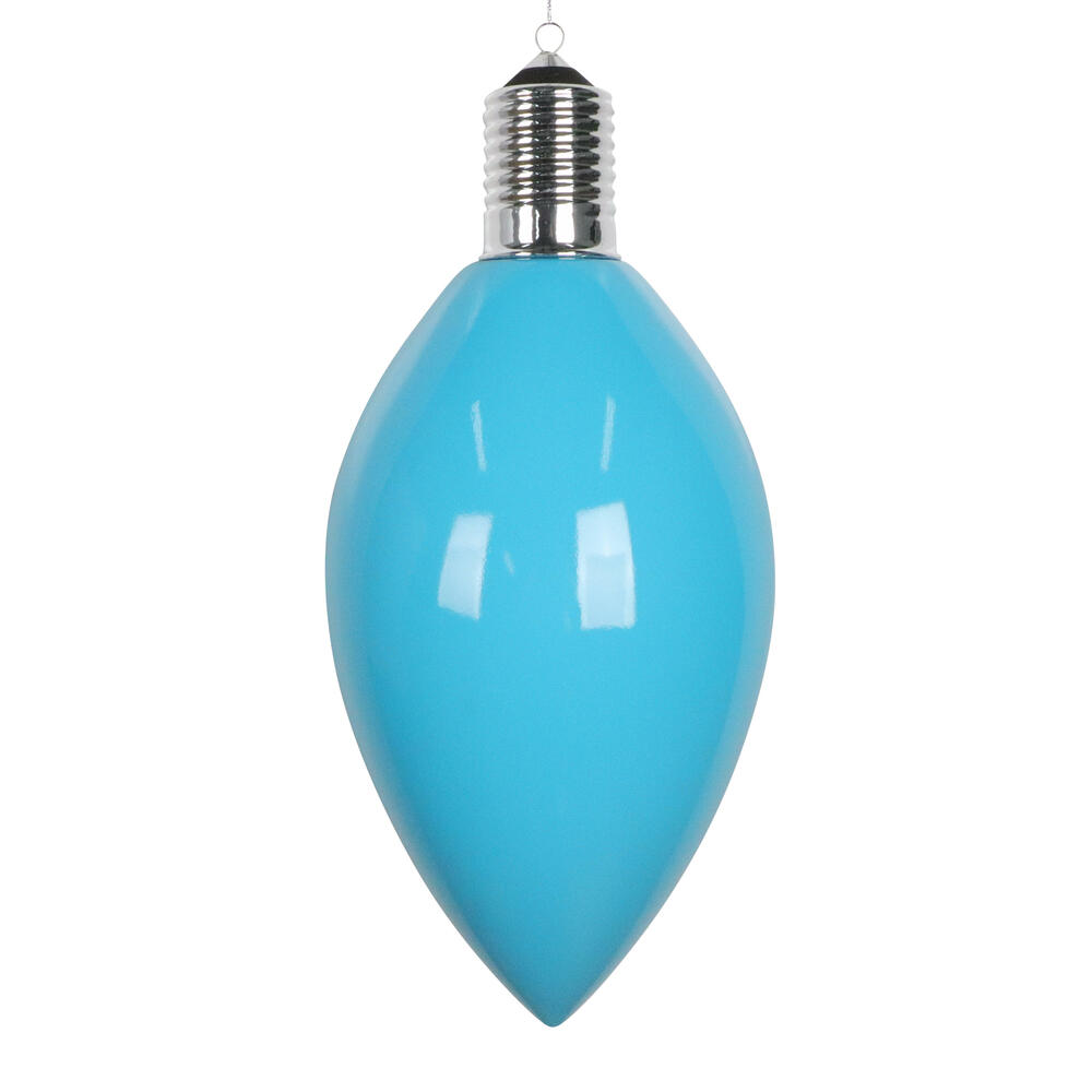 MT232202 15.5 in. Blue Enamel C9 Bulb Ornament