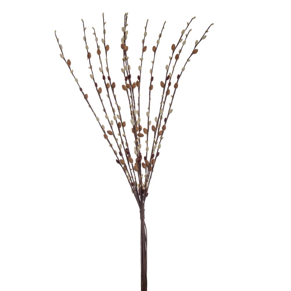 FPQ230736 36 in. Artificial Brown Goat Willow Bundle - Tri-Color
