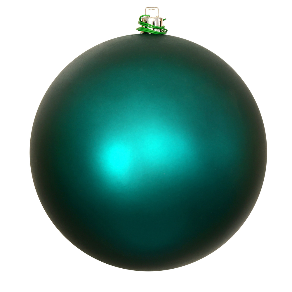 N590641DMV 2.4 in. Dark Teal Matte Ball Ornament - Blue