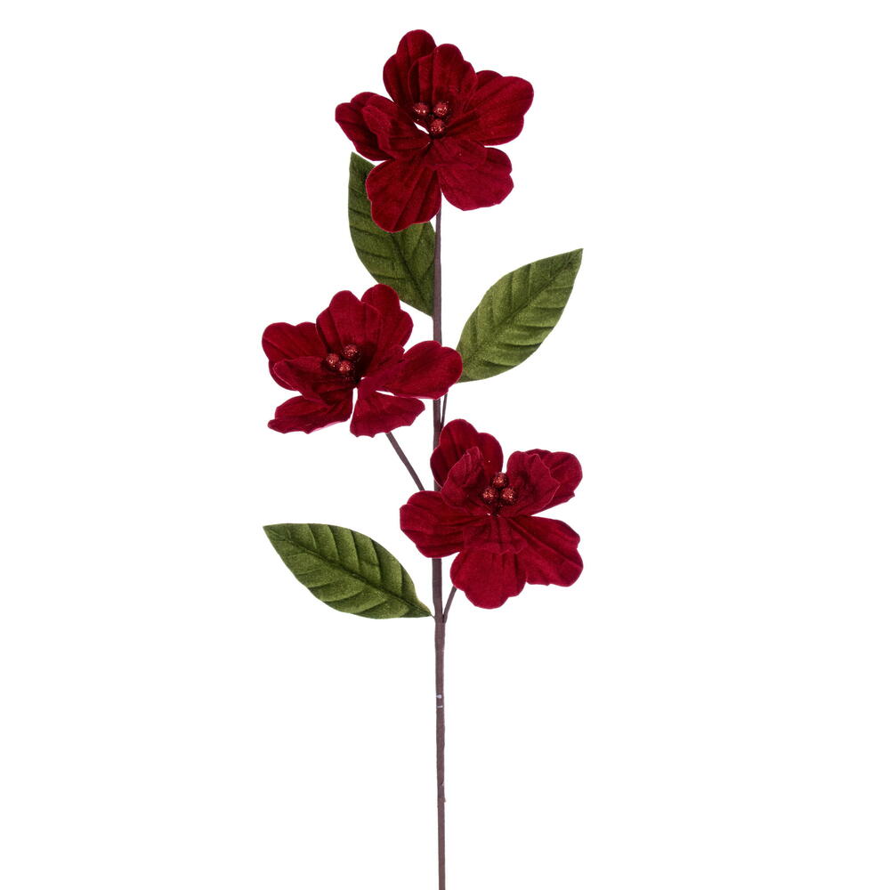 RG242703 6 x 28 in. Red Velvet Trio Amaryllis Stem