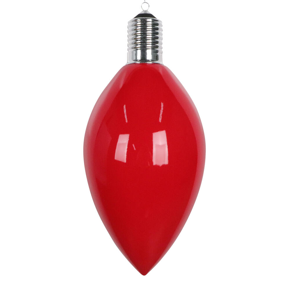 MT232203 15.5 in. Red Enamel C9 Bulb Ornament