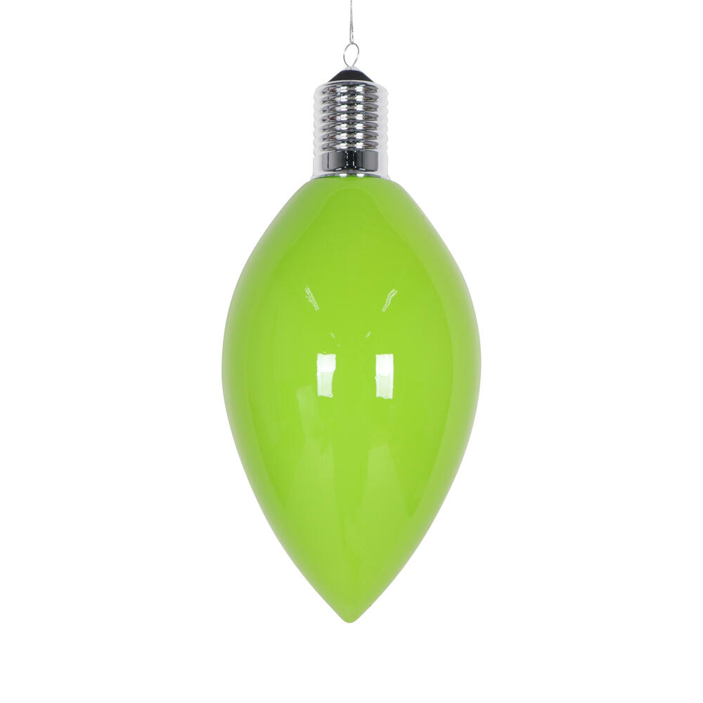 MT232273 15.5 in. Lime Enamel C9 Bulb Ornament