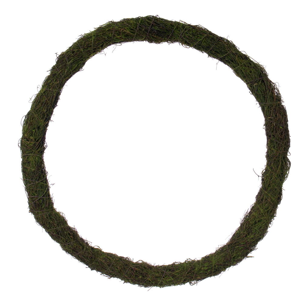 FPQ240524M 24 in. Circular Twig Wreath - Brown & Green