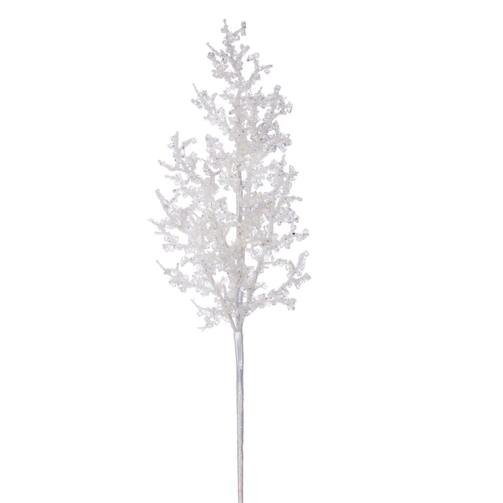 FQ240311 22 in. Artificial White Ice Spray - Bag of 3