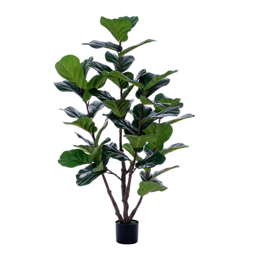 FH260360 60 in. Fiddle Leaf Fig Artificial Tree, Green