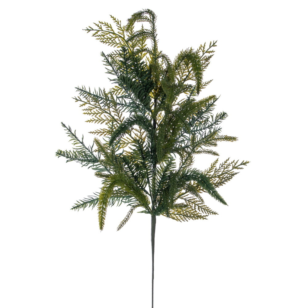 RK260727UV 28 in. UV-Resistant Green Mixed Greenery Artificial Spray
