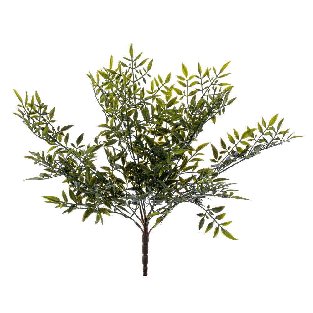 FK261315UV 15 in. UV-Resistant Green Heavenly Bamboo Artificial Bush