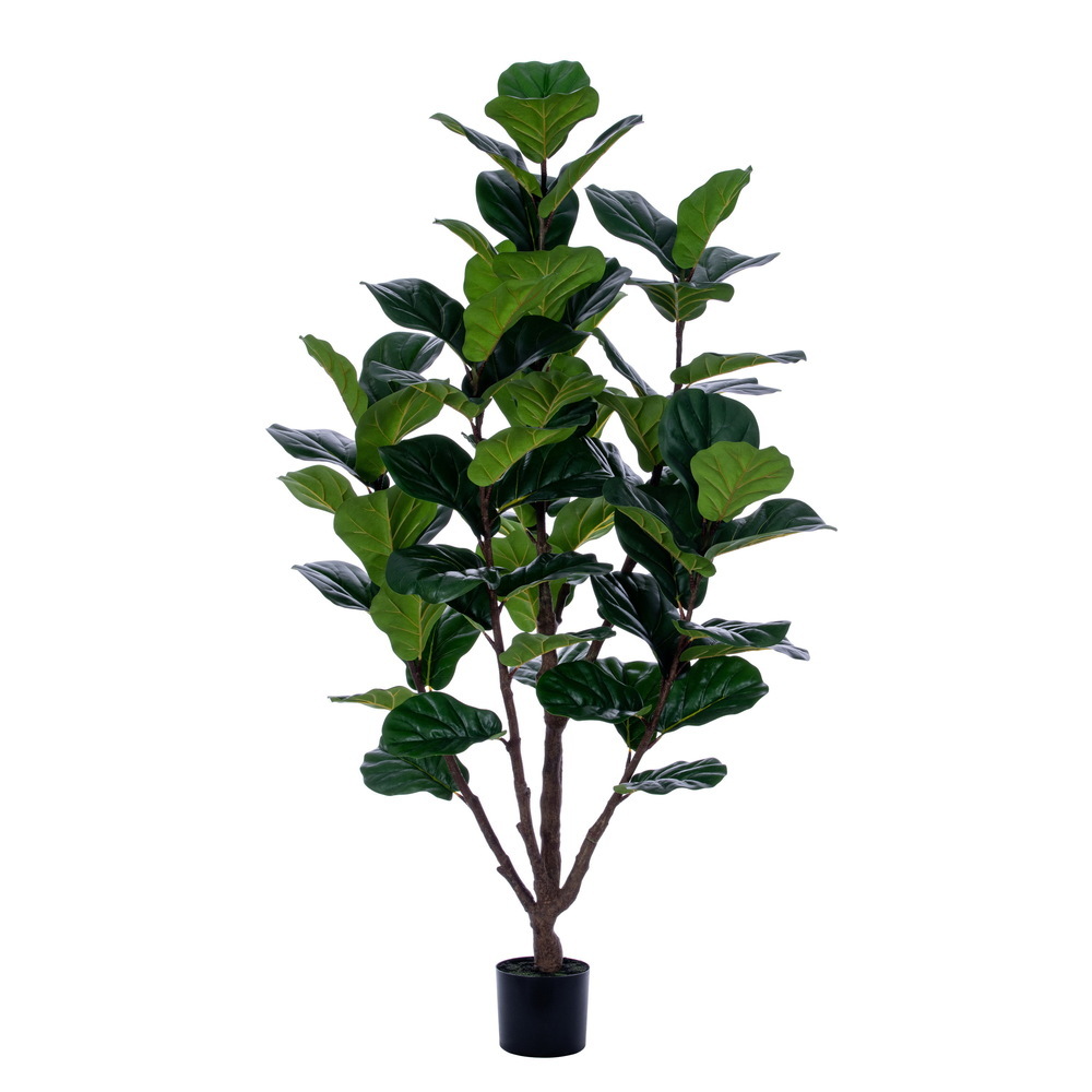 FH260370 70 in. Fiddle Leaf Fig Artificial Tree, Green