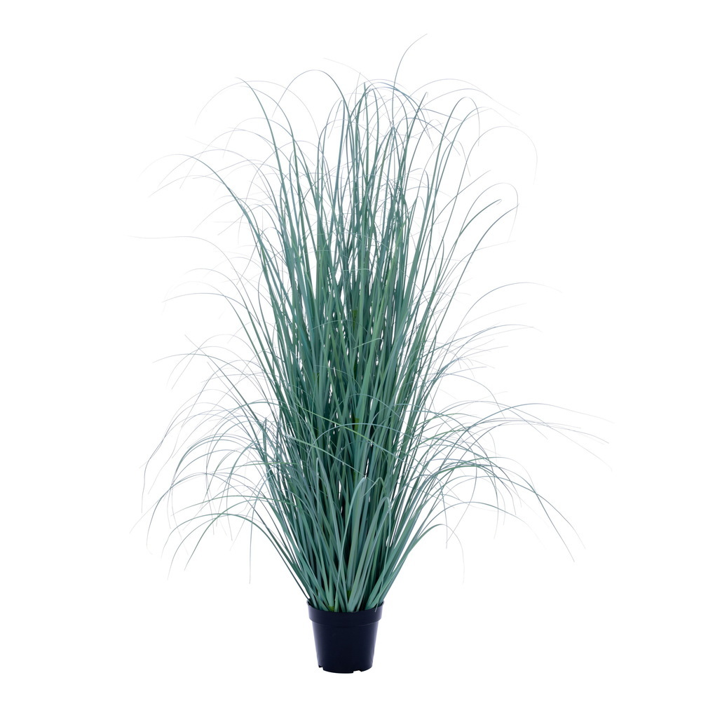 TD260160UV 60 in. Fescue UV Potted Grass, Blue