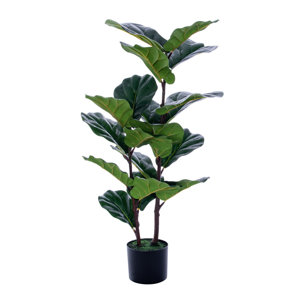 FH260336 36 in. Fiddle Leaf Fig Artificial Tree, Green
