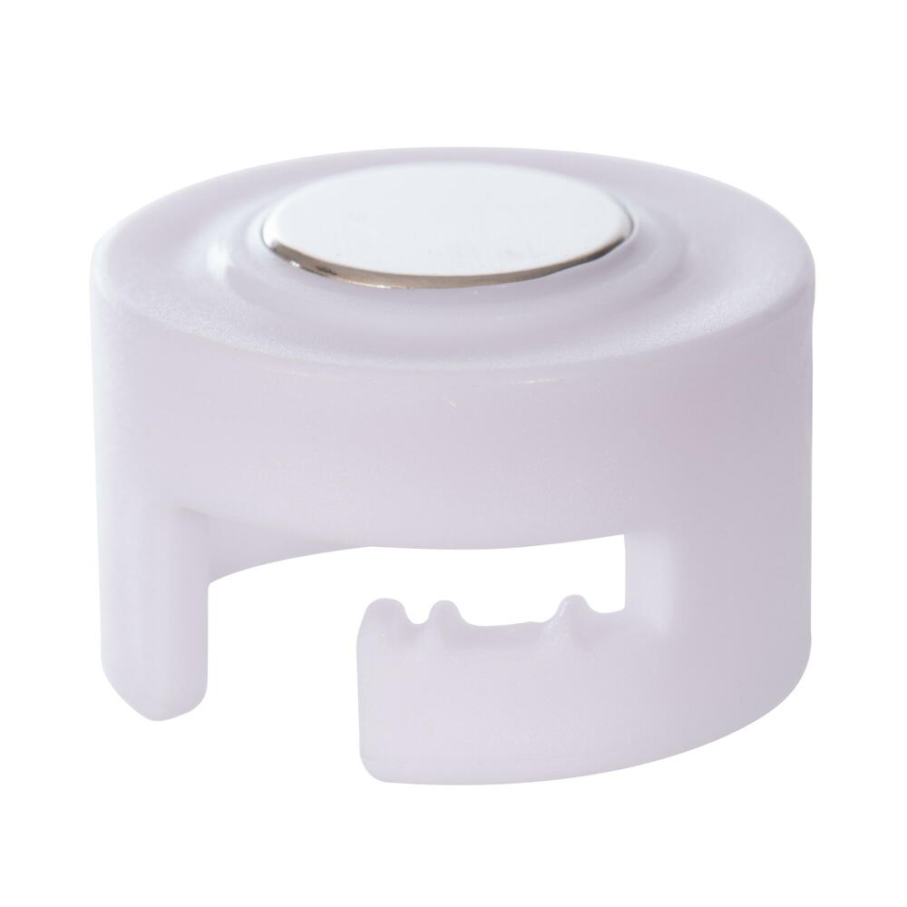 V2420100W 5 lbs C9 SPT1 Twist-On Magnetic Clip, White - 100 per Bag