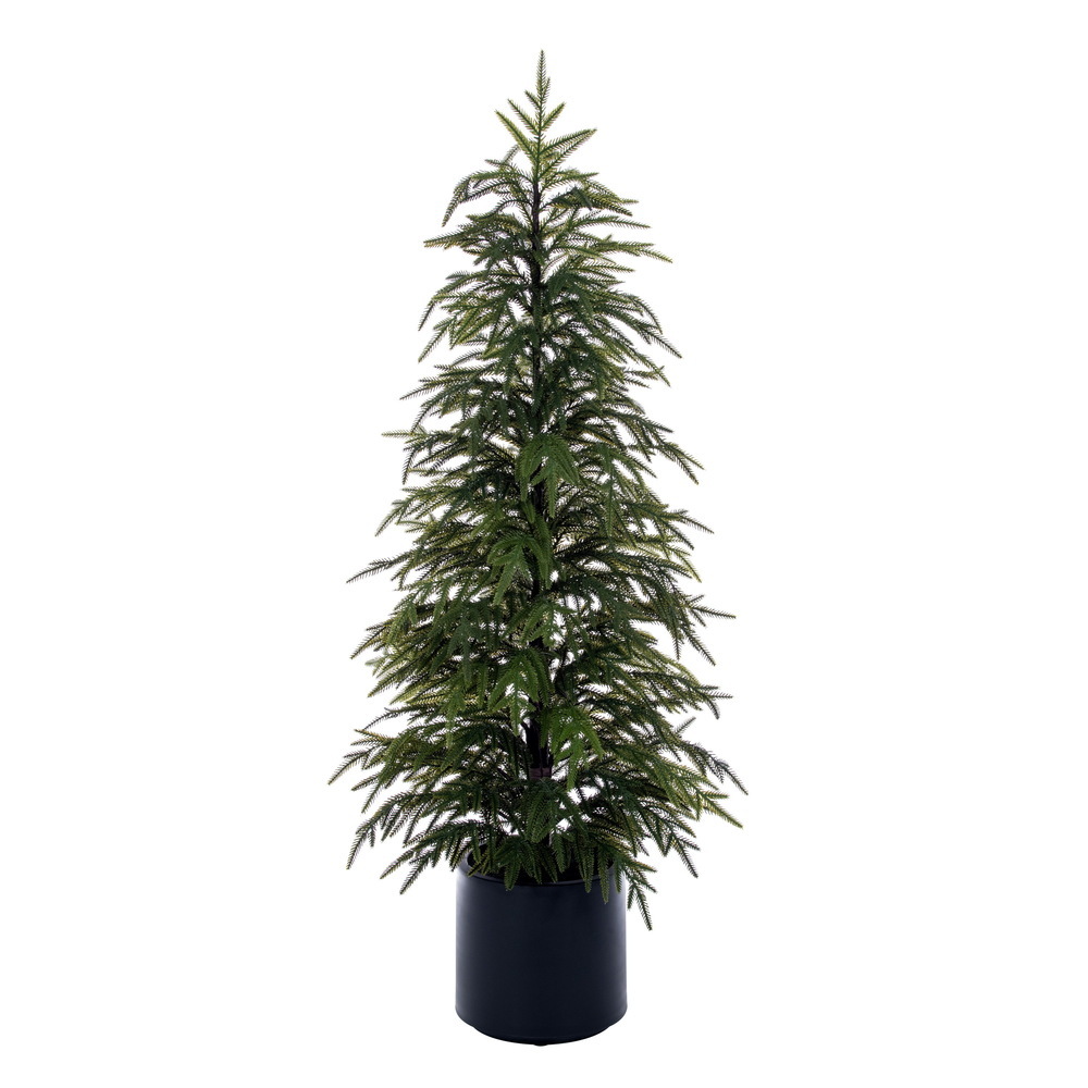 RH260748 Artificial Green Norfolk Pine Potted Tree UV - 4 ft.