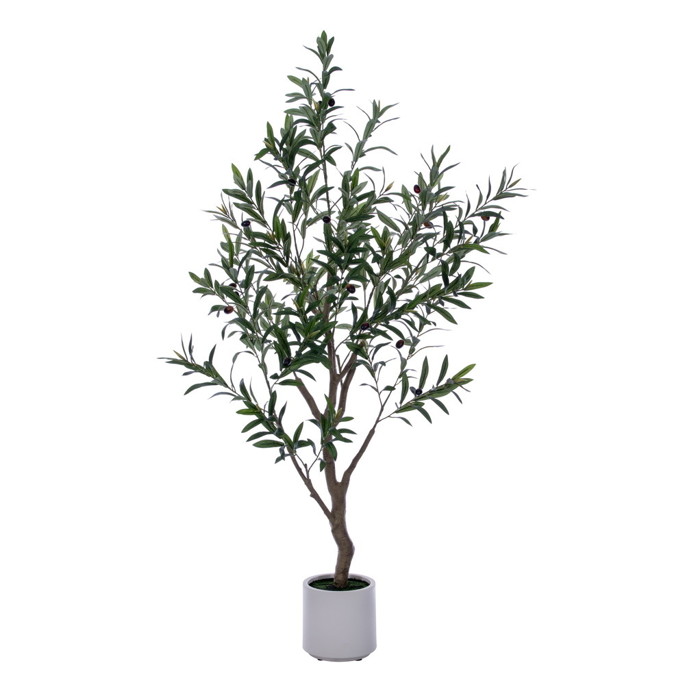 FH260160 Olive Artificial Tree, 5 ft., Potted - Green