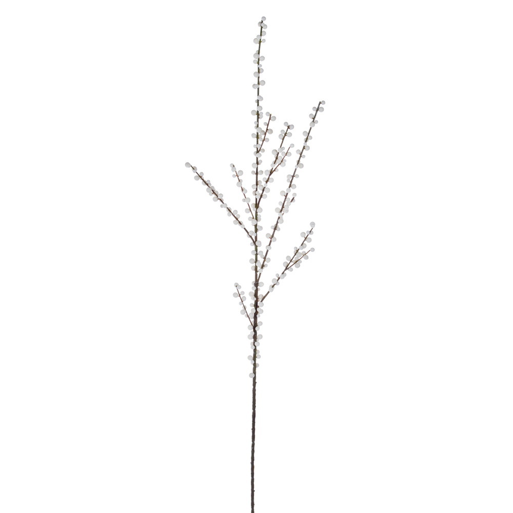 RK260311UV 44 in. UV-Resistant White Ilex Berry Artificial Spray