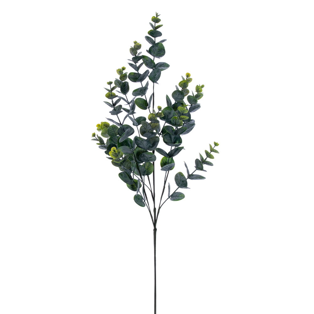 FK260334UV 34 in. UV-Resistant Green Eucalyptus Artificial Spray