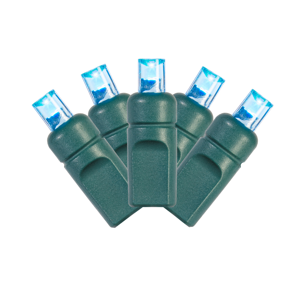 X4G66732PBG 70 Light x 4 in. Wide Angle Single Mold End-Connecting Coaxial Non-Rectified LED Light Set, Teal