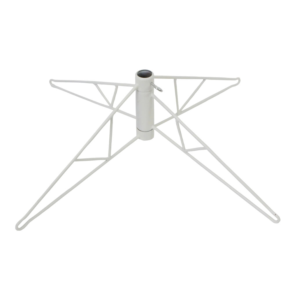 8.5-9.5 ft. White 1.25 in. Pole Tree Stand - 28 in.