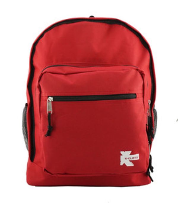BBP1018-Blk 17.5 in. Multi Pocket School Backpack, Black
