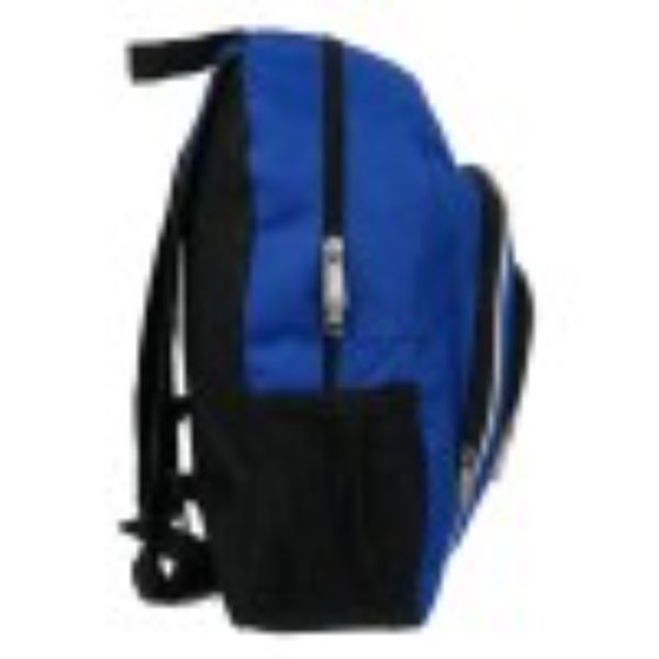 16 in. Rip Stop Multi Pocket Backpack with Side Mesh Pockets, Pink