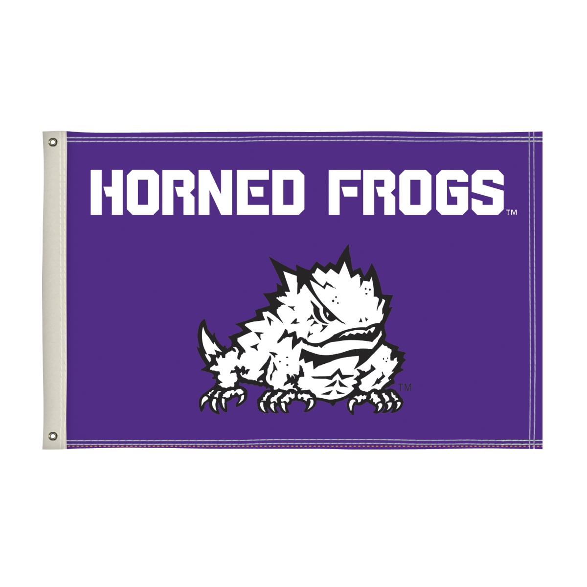 Picture of Showdown Displays 810002TCU-001 2 x 3 ft. TCU Horned Frogs NCAA Flag - No.001