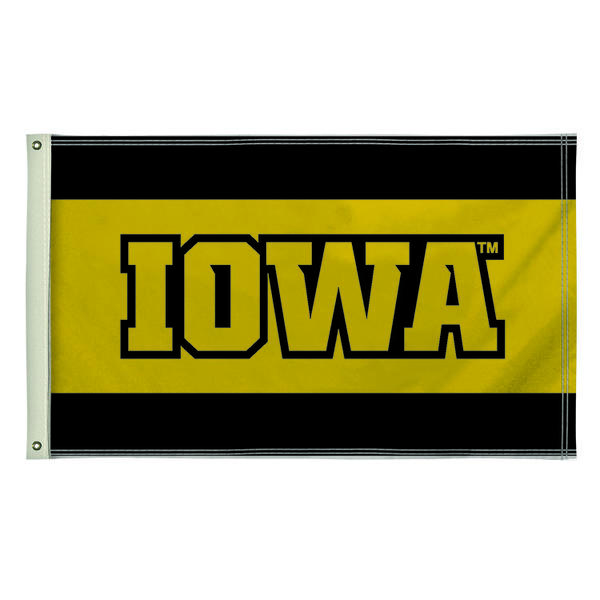 Picture of Showdown Displays 810003IOWA-004 3 x 5 ft. Iowa Hawkeyes NCAA Flag - No.004