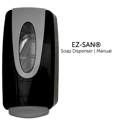 Manual Soap Dispenser - Black, Case of 12