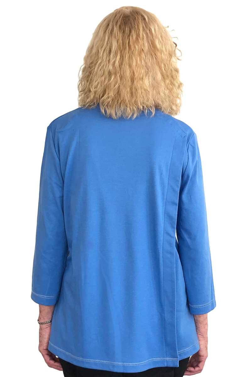 Women Adaptive Top - Blue - Small