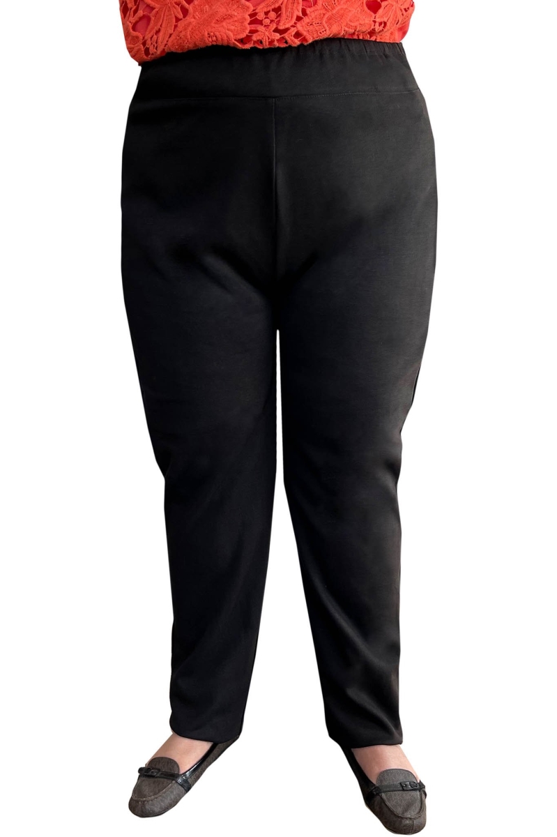 Back-Panel Adaptive Pants for Women - Tricotti, Black - Extra Small