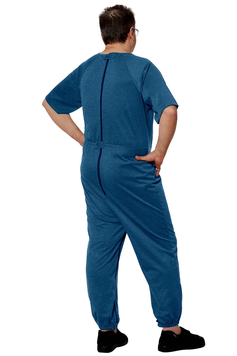 Anti-Strip Jumpsuit for Mens - Bobby - Teal - Small